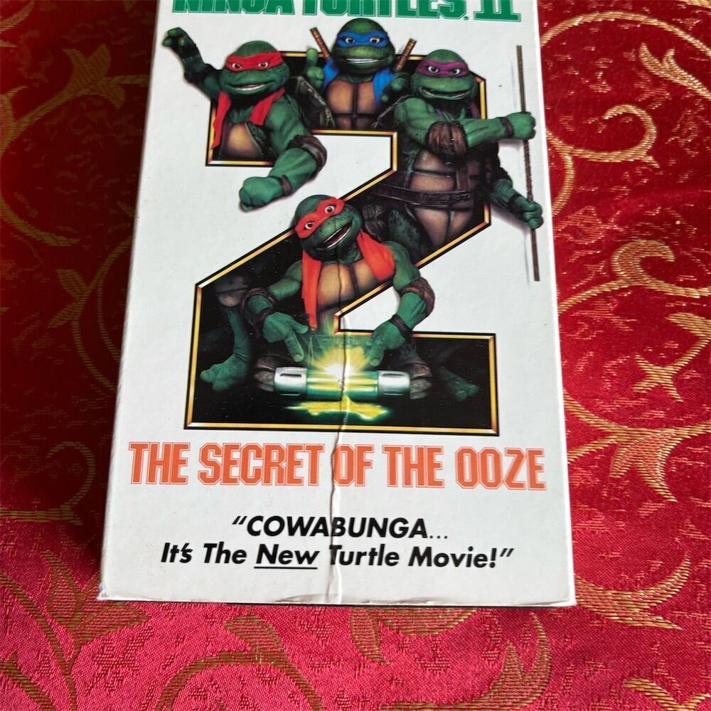 Teenage Mutant Ninja Turtles II: Secret of the Ooze VHS 1991 PG